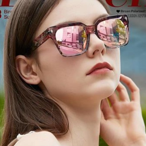 ? Polarized Sunglasses for Women: UV Protection Womens and Mens Square Shades main image 6